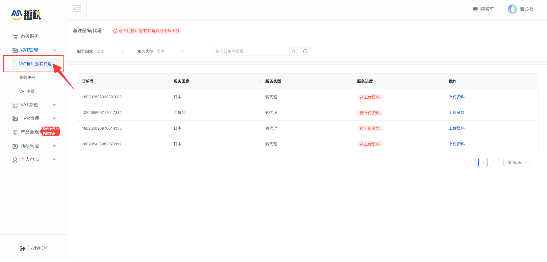 全球商标找趣税